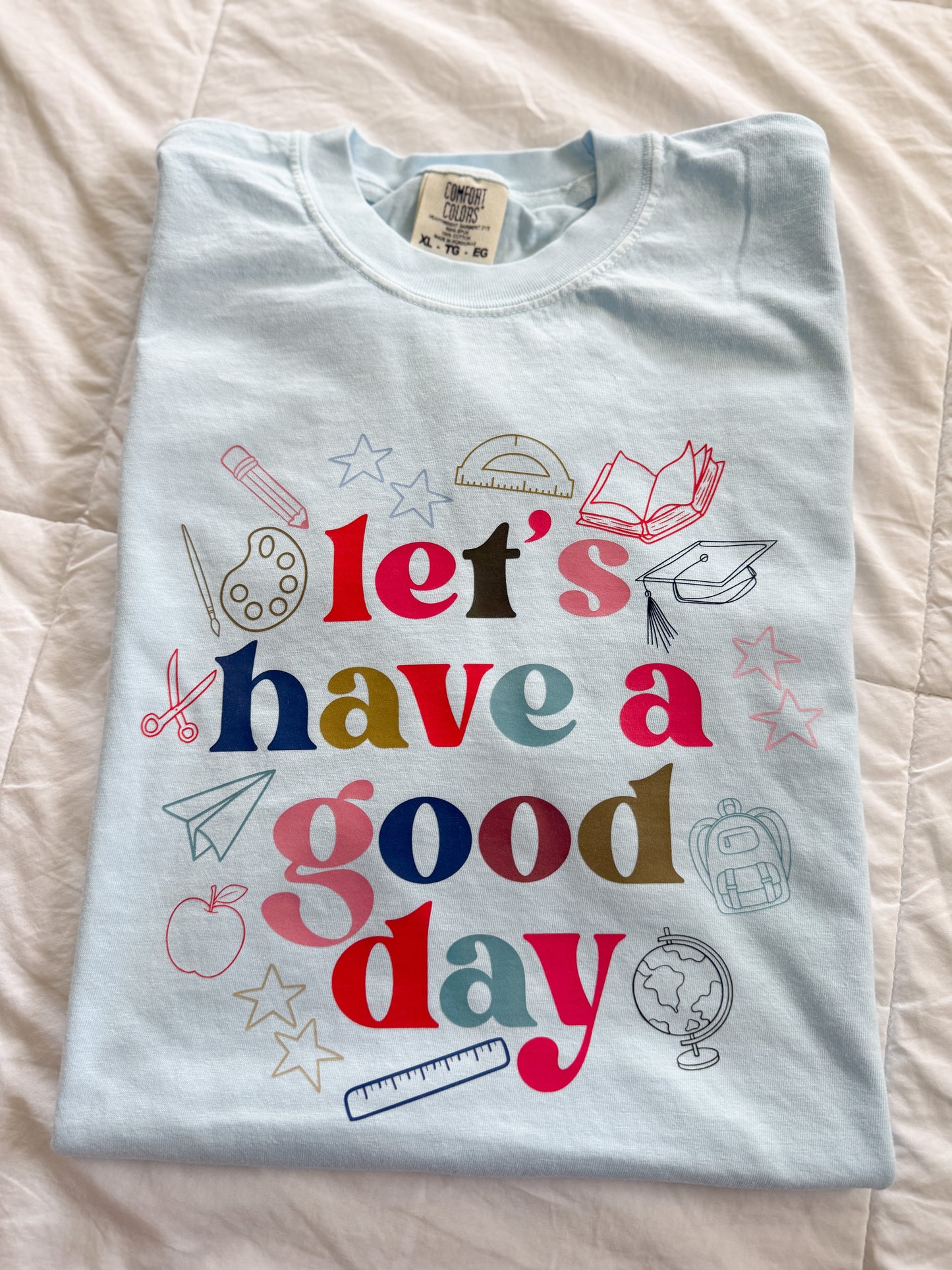 Let’s have a good day! // 3 weeks turnaround