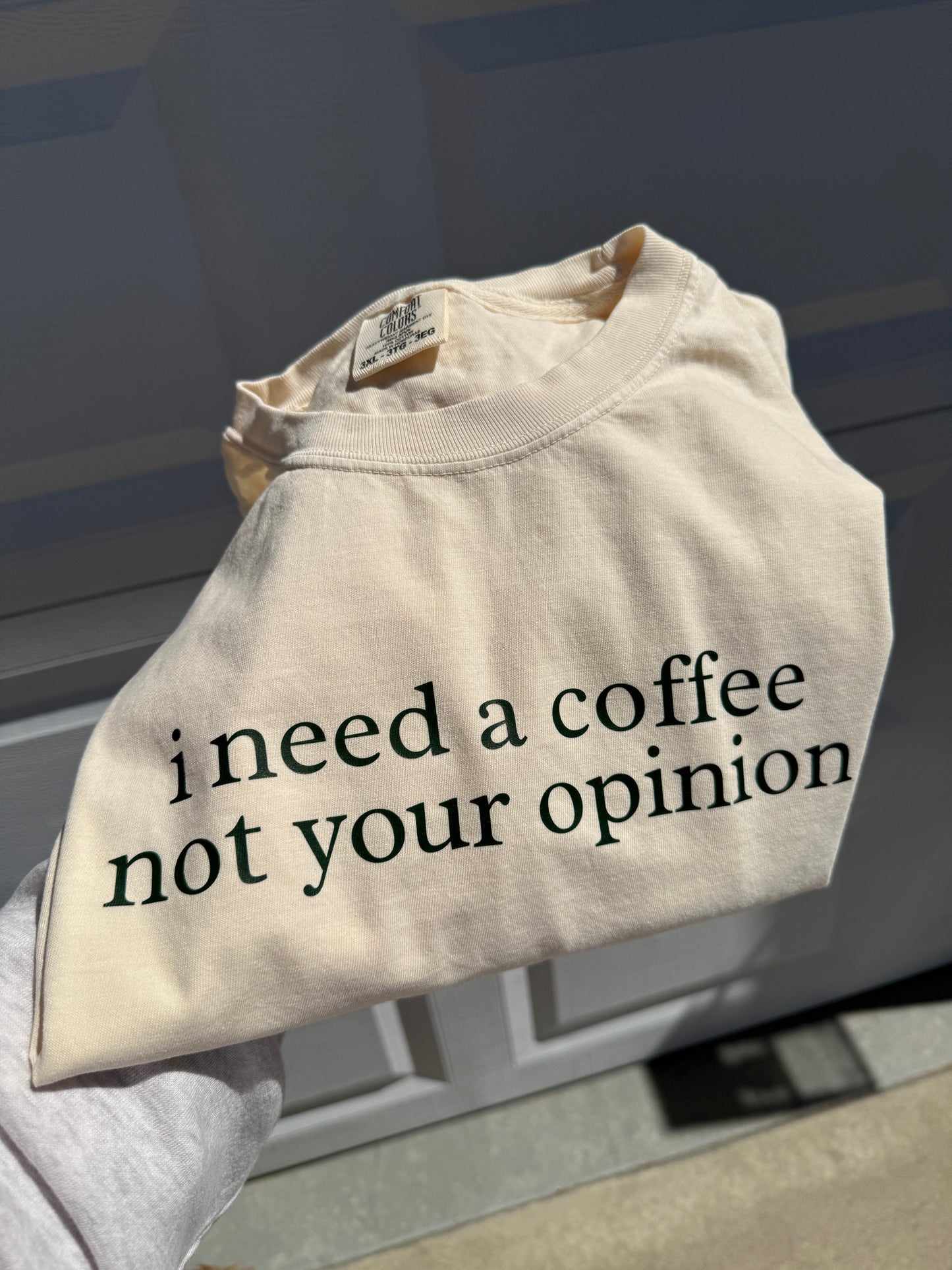Coffee Not Opinion // 3 weeks