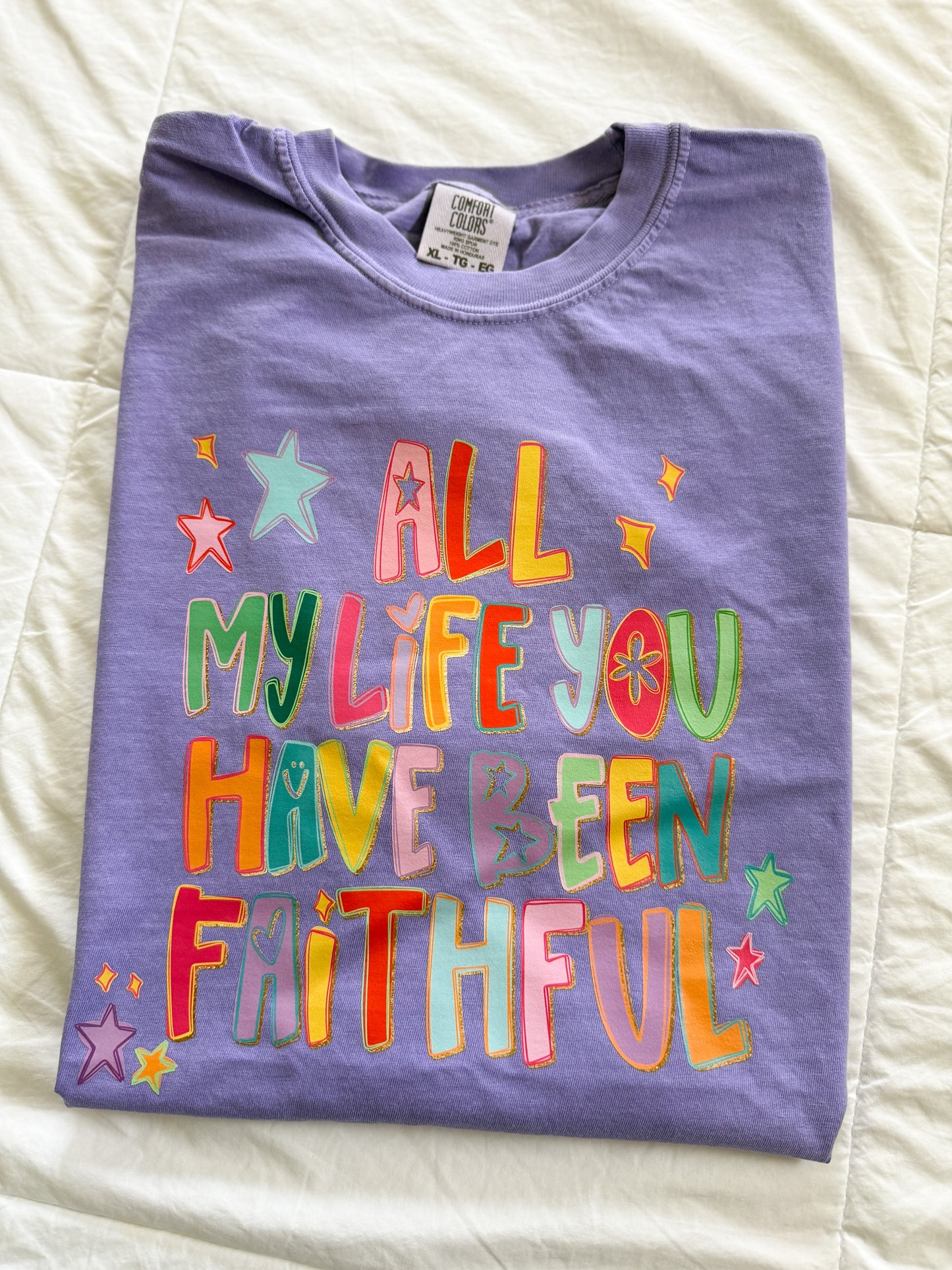 Faithful all my life // 3 weeks turnaround
