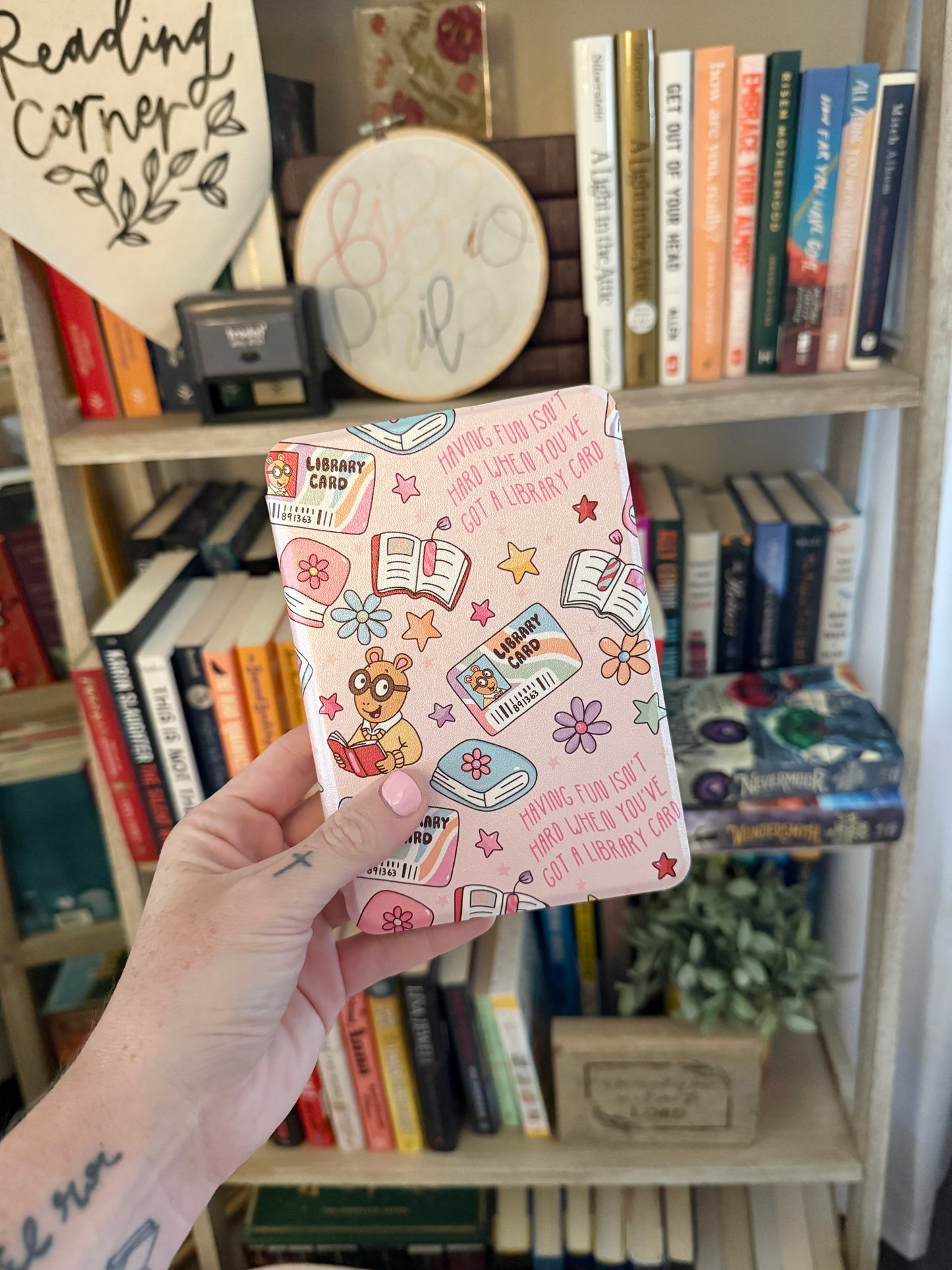 Libraries Rock! Kindle Case