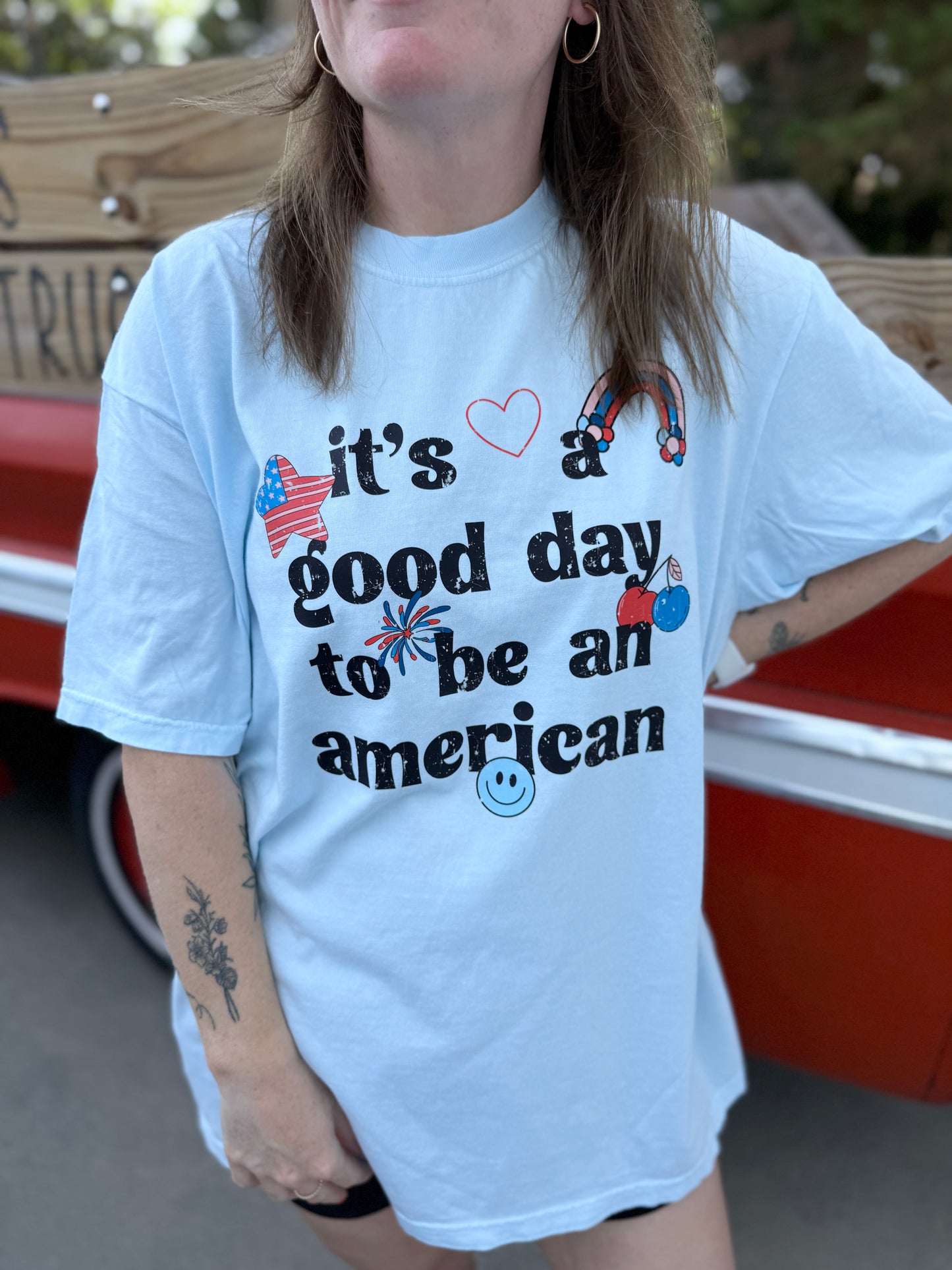 Good day to be an American! // 3 weeks