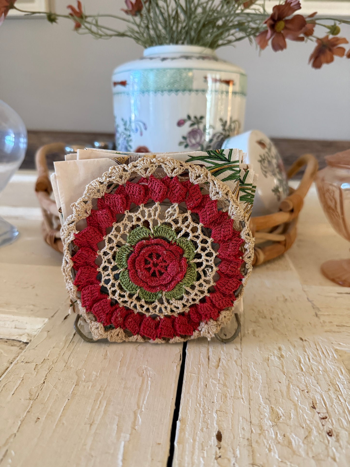 Crochet Napkin Holder