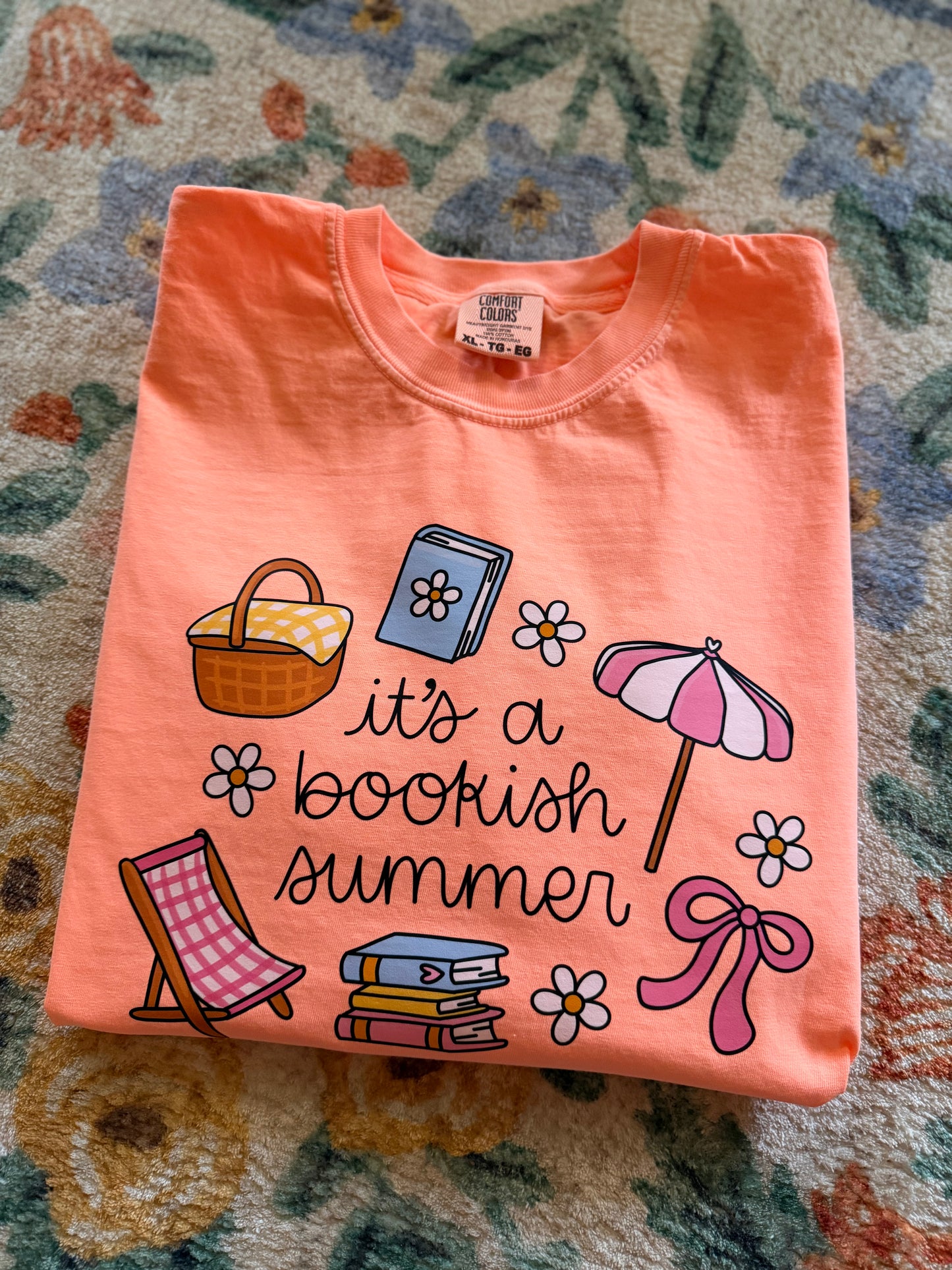 Bookish Summer Neon Cantaloupe
