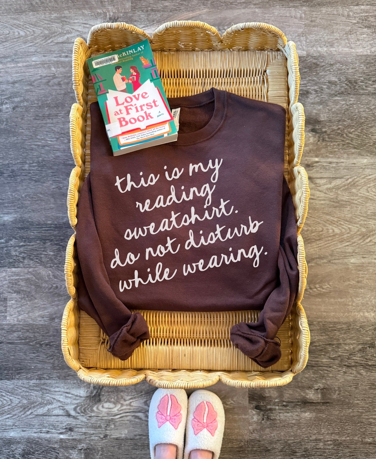 Reading Sweatshirt, Do Not Disturb // 3 weeks