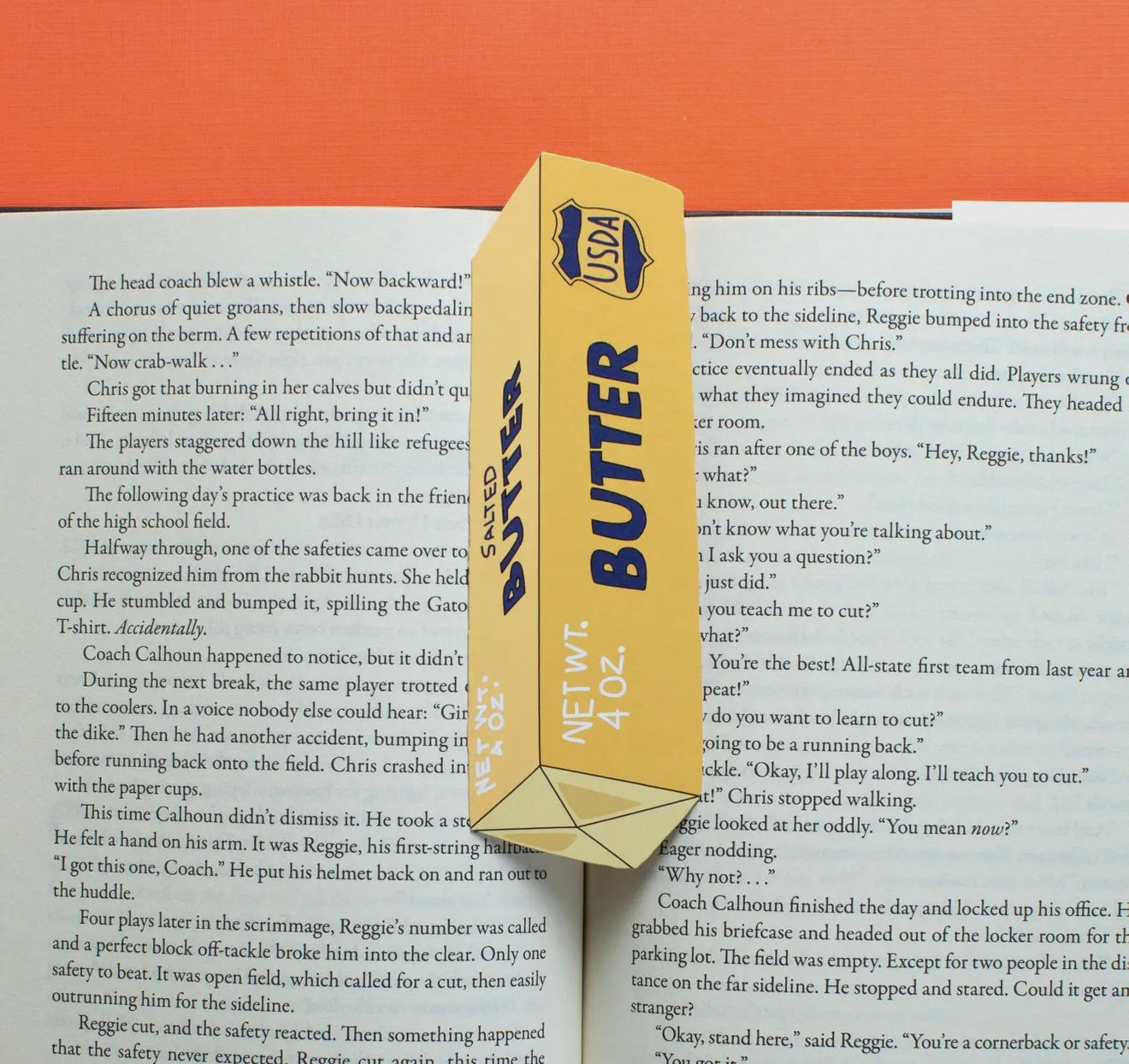 Die Cut Butter Bookmark