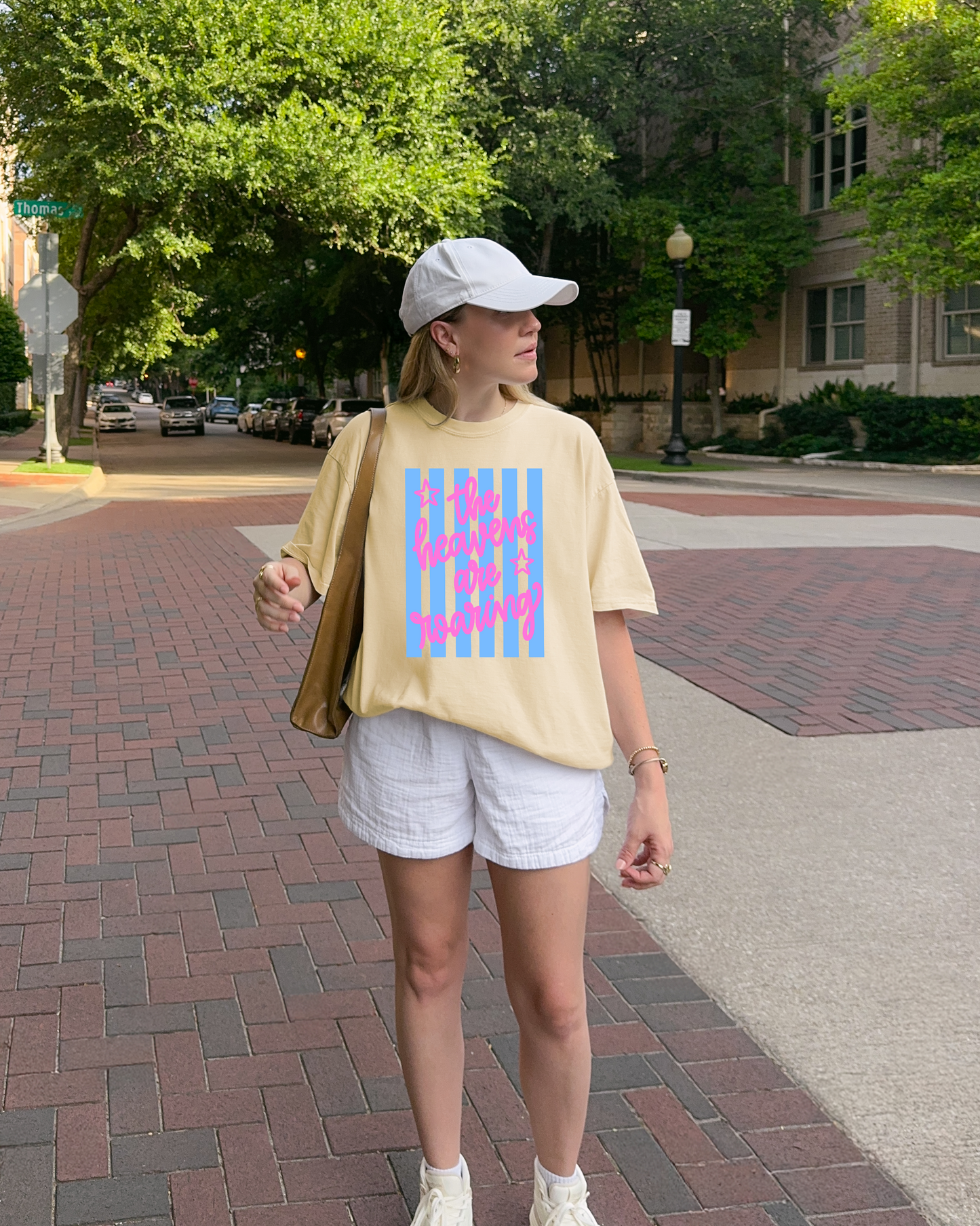 Heavens Roaring Stripe on Butter // 3 weeks turnaround