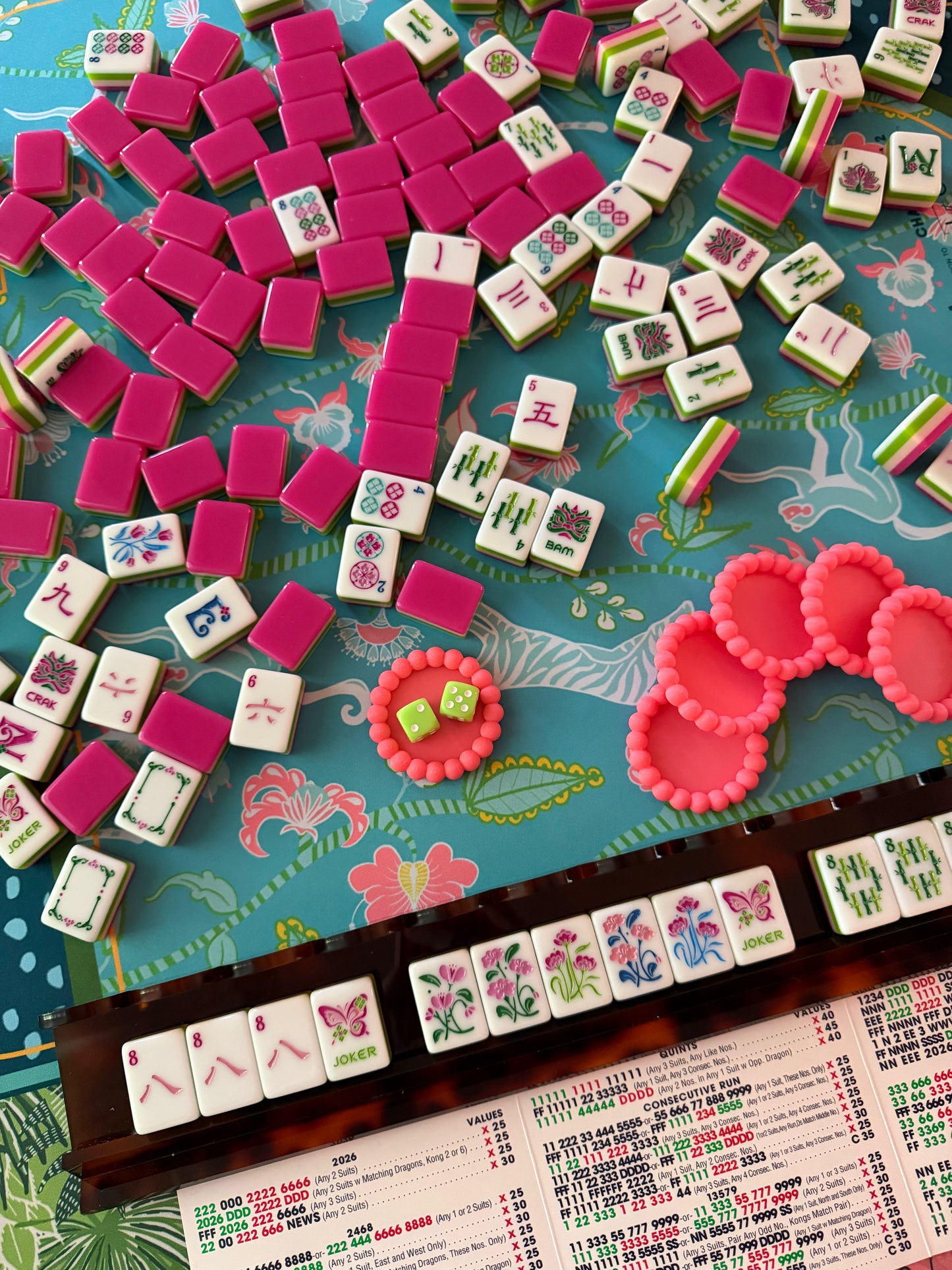 Teensy Tiny Pink Dice Holder