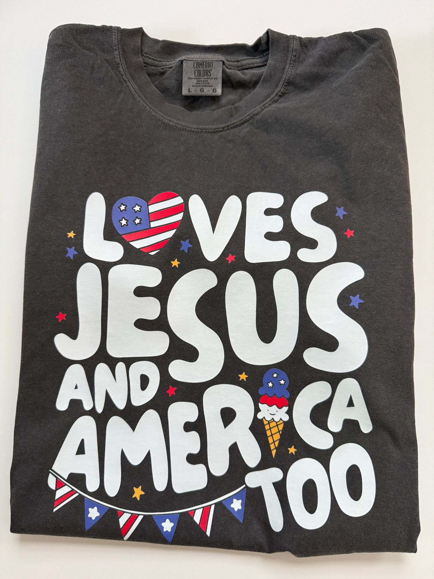 Loves Jesus America Too Ice Cream // 3 weeks