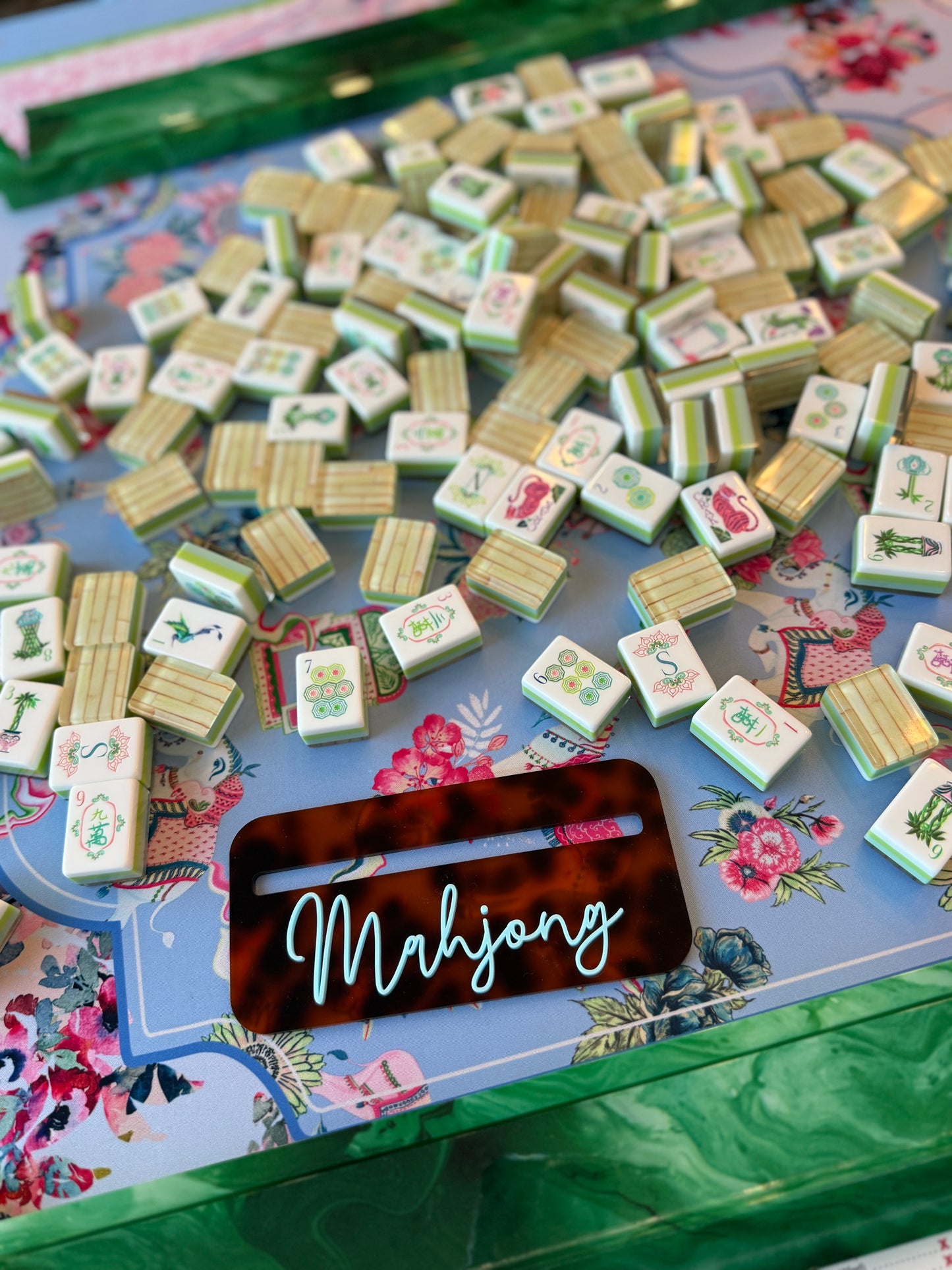 Mahjong Tortoise + Blue Line Finder