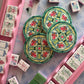 Set of 4 Mahjong Coasters GREEN