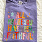 Faithful all my life // 3 weeks turnaround