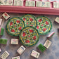 Set of 4 Mahjong Coasters GREEN