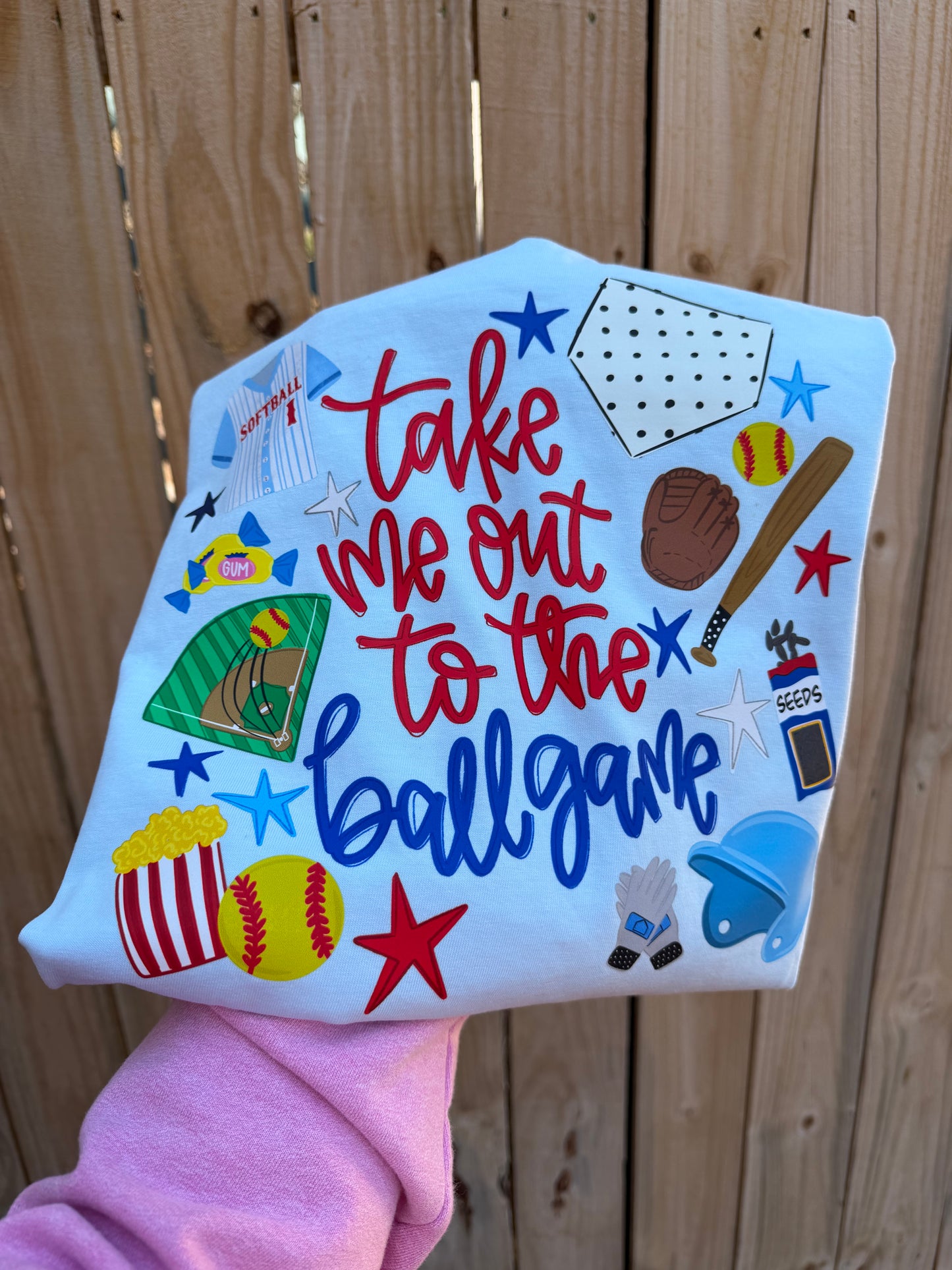 Take Me Out to the Ballgame Softball // 3 weeks turnaround