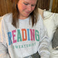 Summer Colors Reading Sweatshirt // 3 weeks