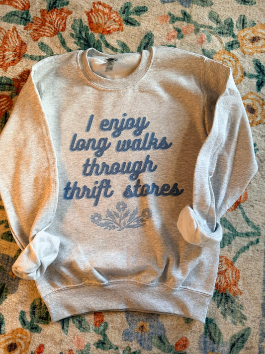 I enjoy long walks through thrift stores // 3 weeks turnaround