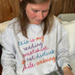Do Not Disturb Colorful Sweatshirt // 3 weeks