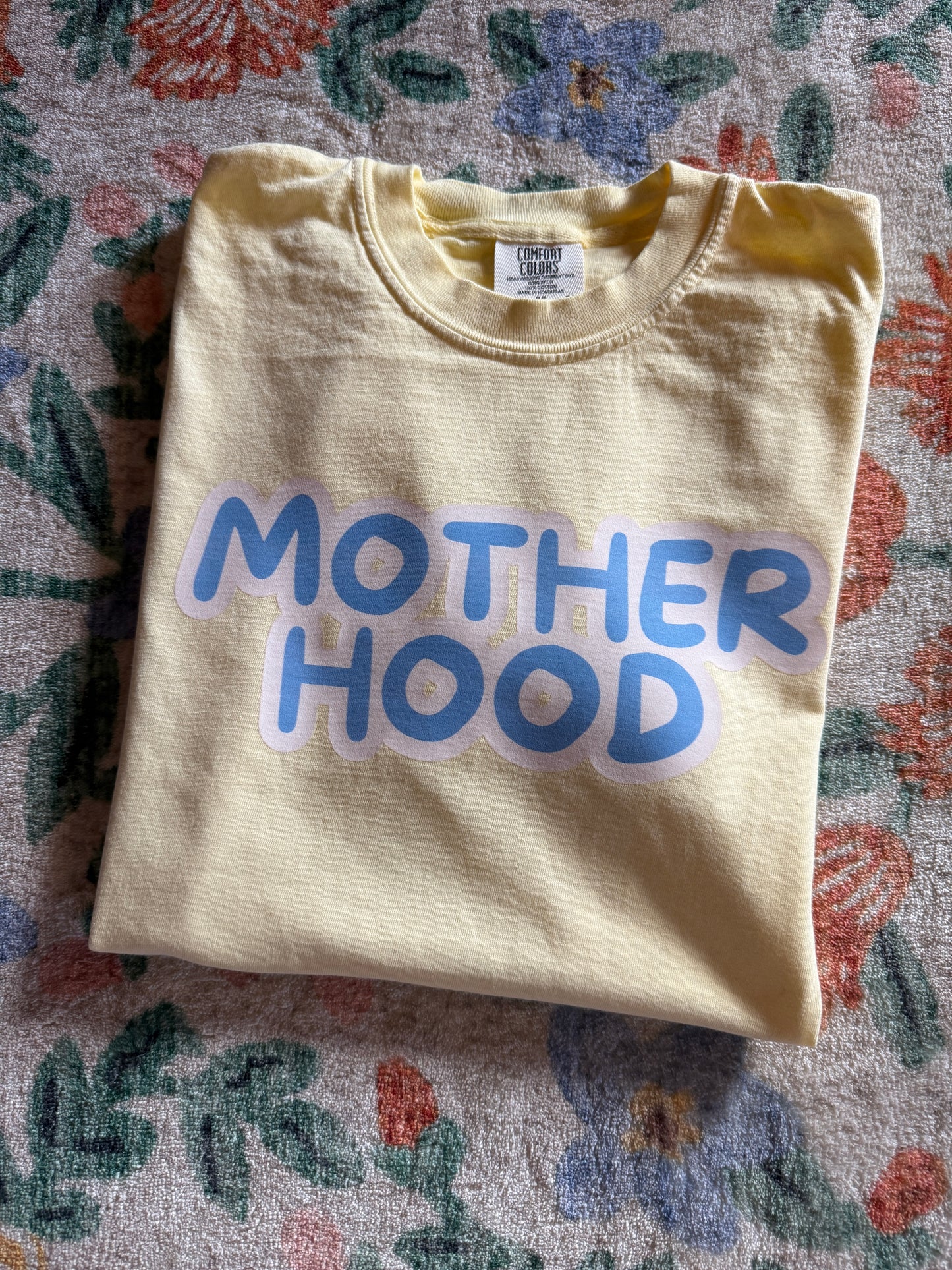 Motherhood on Yellow // 3 weeks turnaround