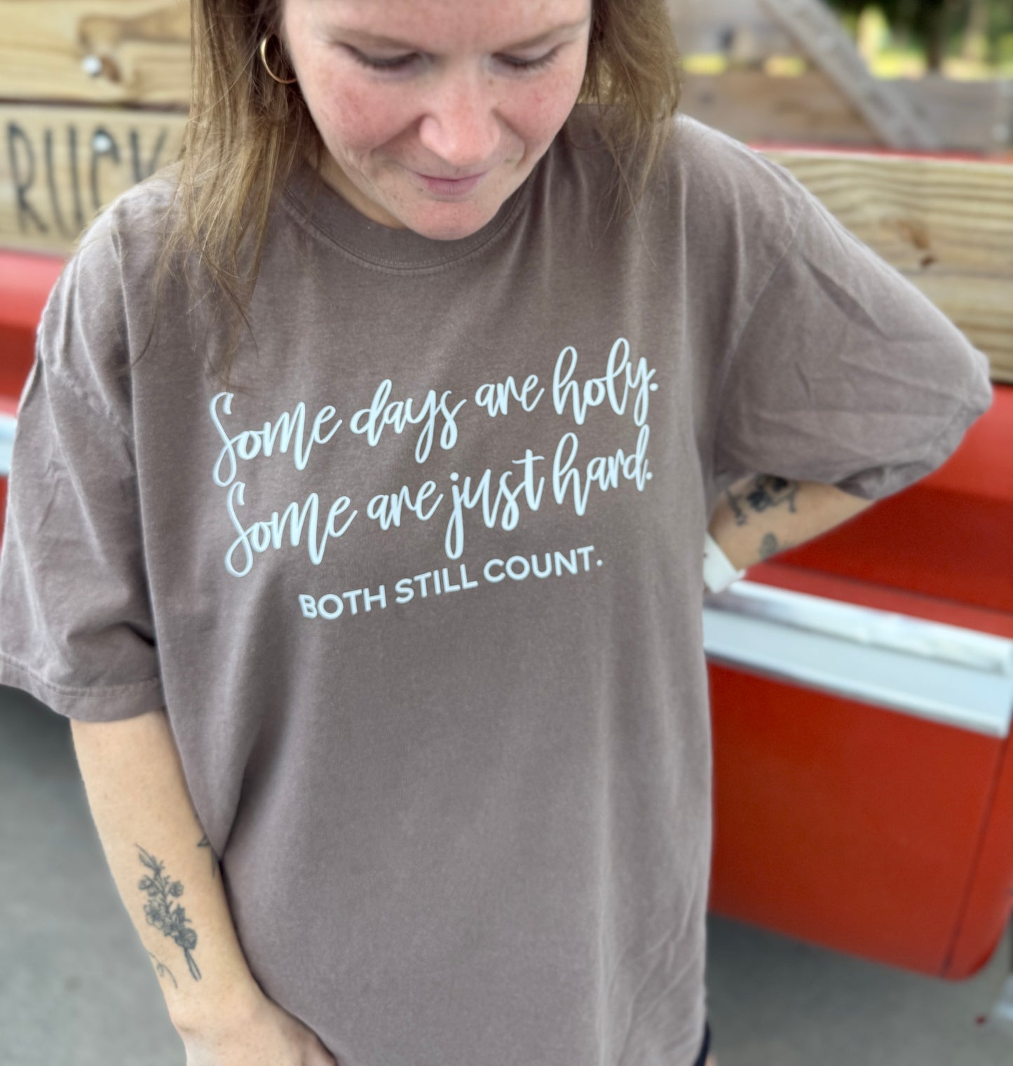 Some days are holy. Some are hard. Both count. // 3 weeks