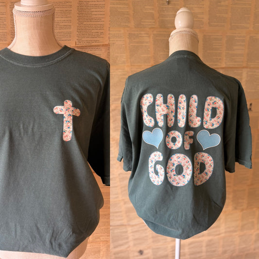 Child of God (front and back) // 3 weeks turnaround