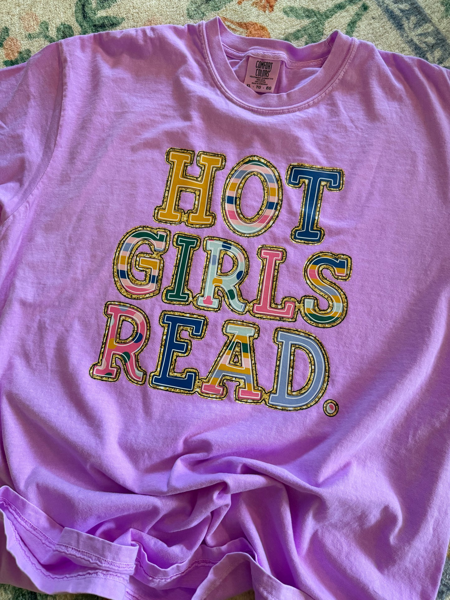 Hot Girls Read Neon Violet