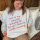 Do Not Disturb Colorful Sweatshirt // 3 weeks