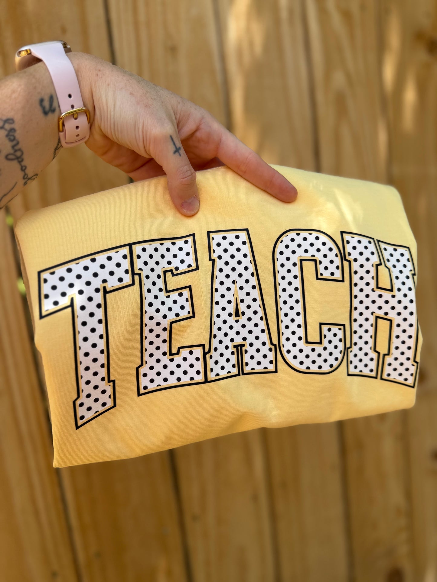 TEACH Polka Dot // 3 weeks turnaround