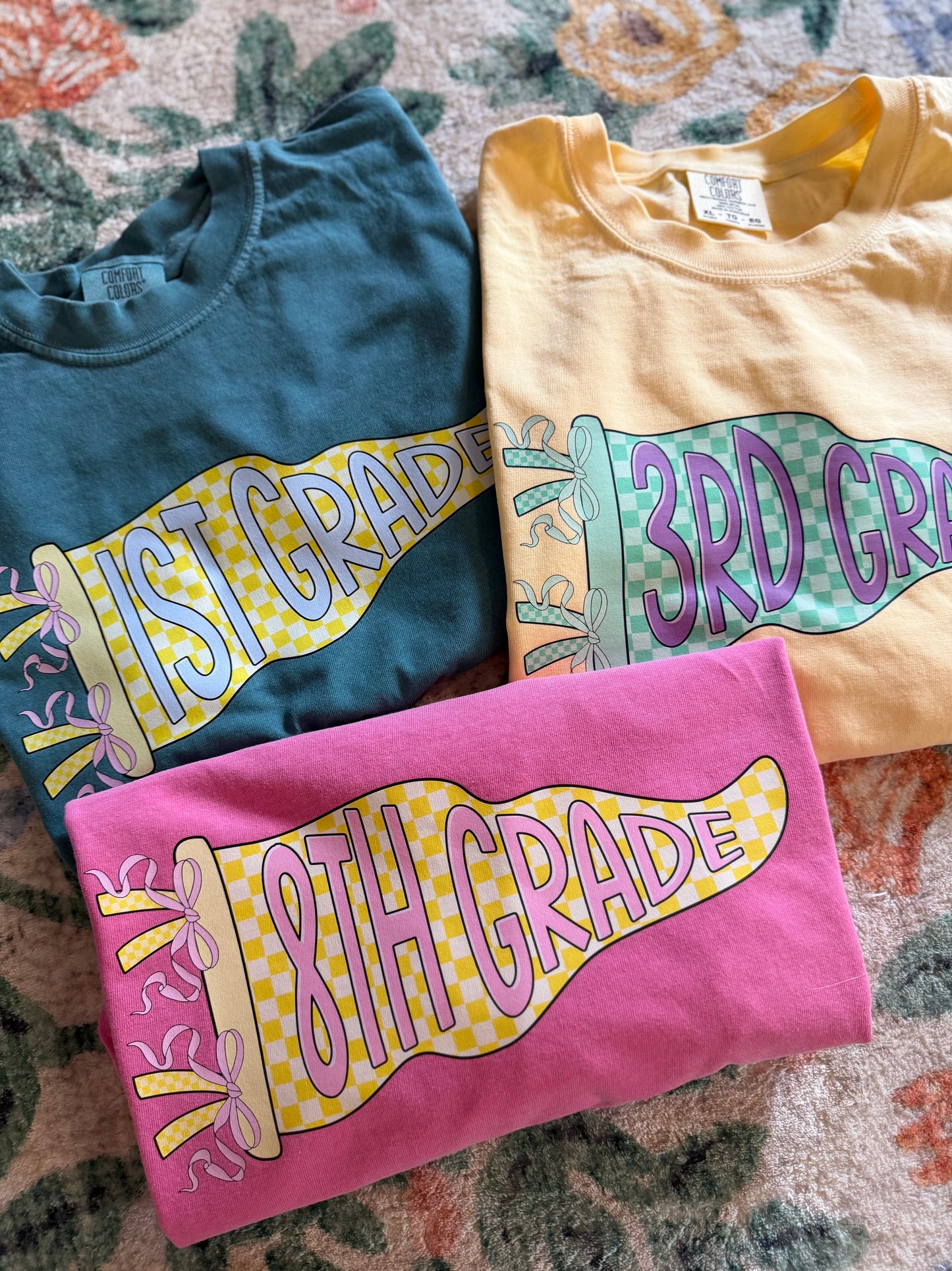 Grade Banner Teacher Tees