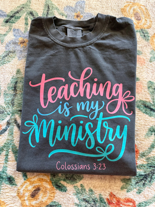 Teaching is my ministry // 3 weeks turnaround