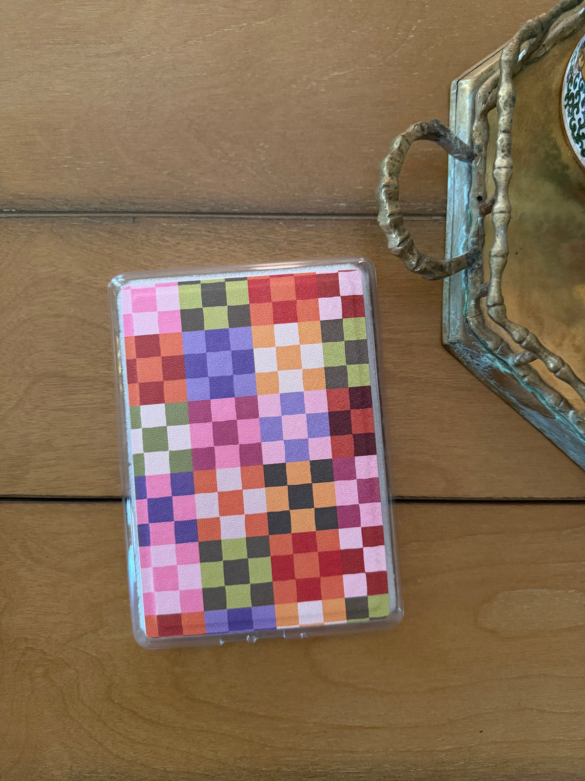 Checkered Kindle Case / MagSafe Backing
