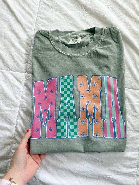 Sage Mama with Stripes // 3 weeks turnaround