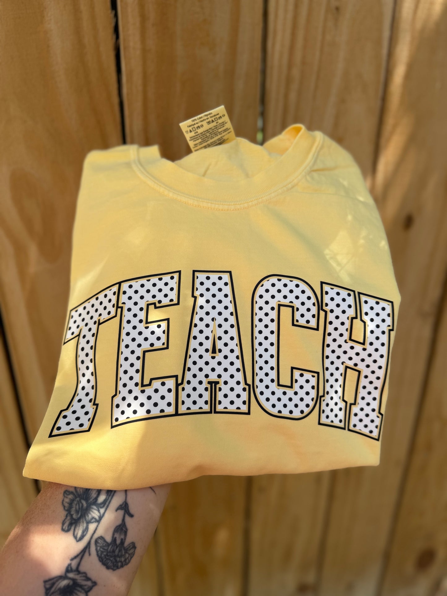 TEACH Polka Dot // 3 weeks turnaround