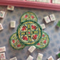 Set of 4 Mahjong Coasters GREEN