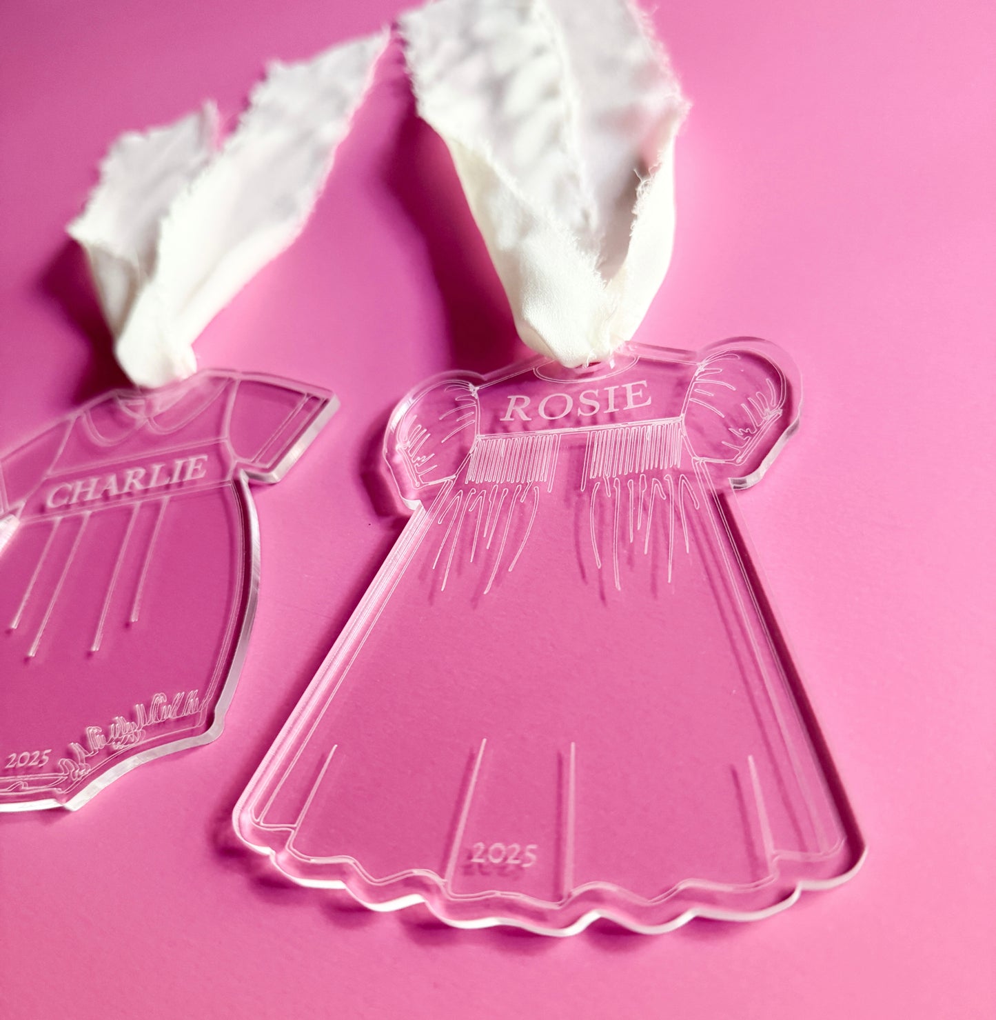 Keepsake Ornaments // 3 weeks turnaround