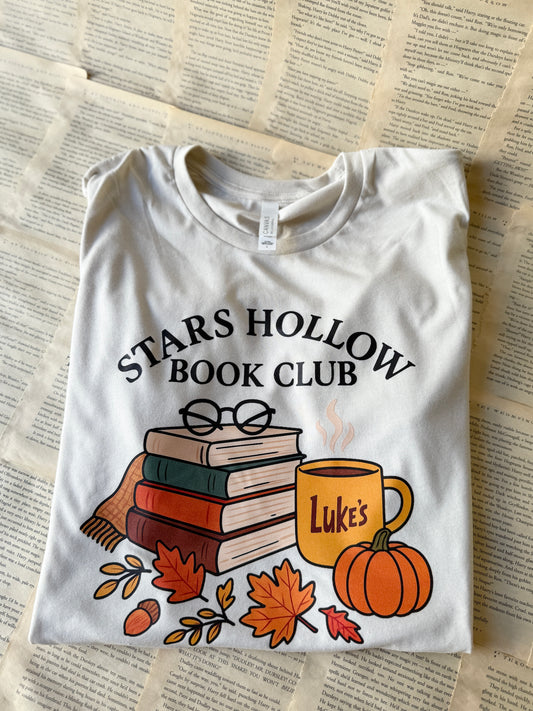 Stars Hollow Book Club TEE // 3 weeks turnaround