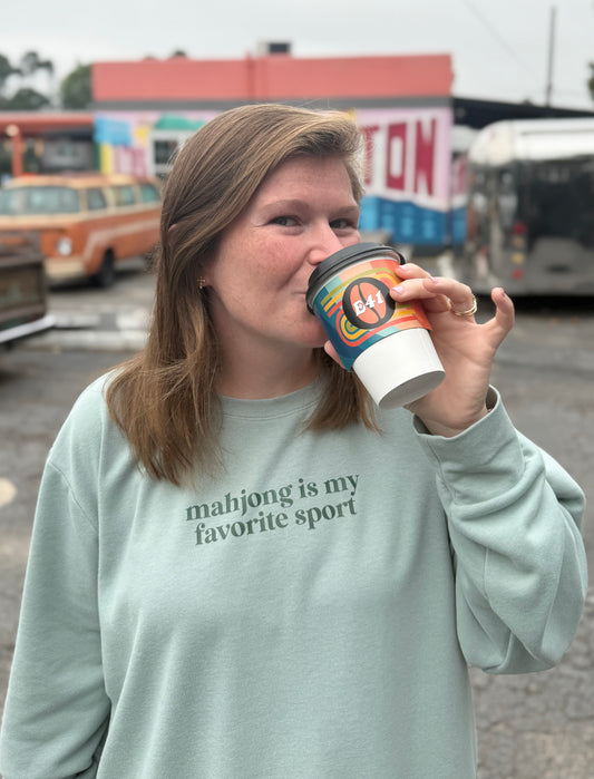 Mahjong is my favorite sport Sweatshirt // 3 weeks turnaround