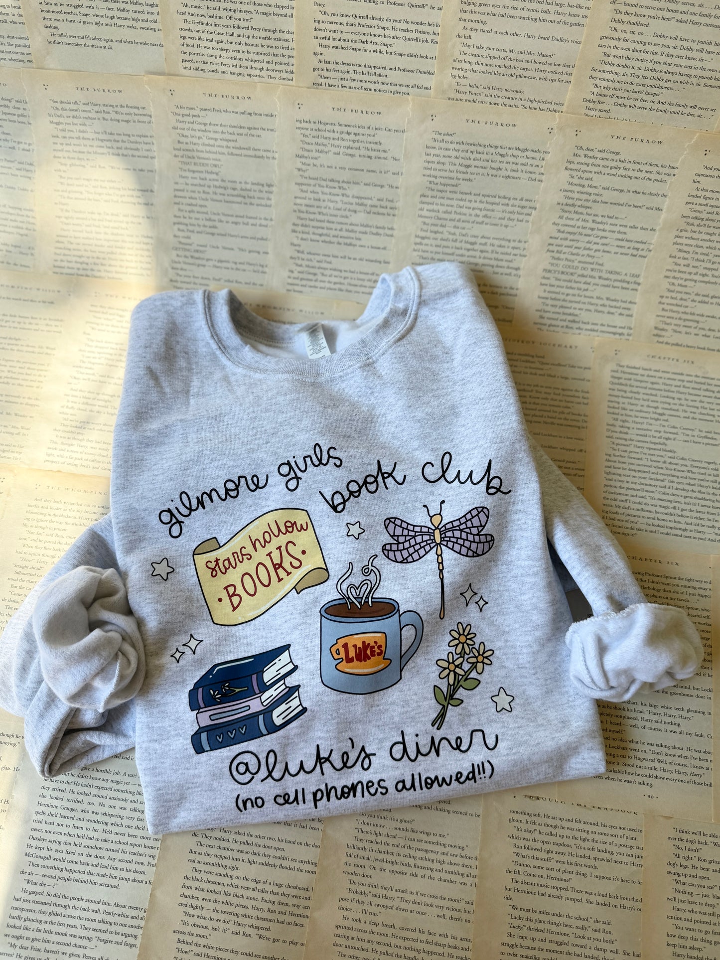 Gilmore Book Club Sweatshirt // 3 weeks