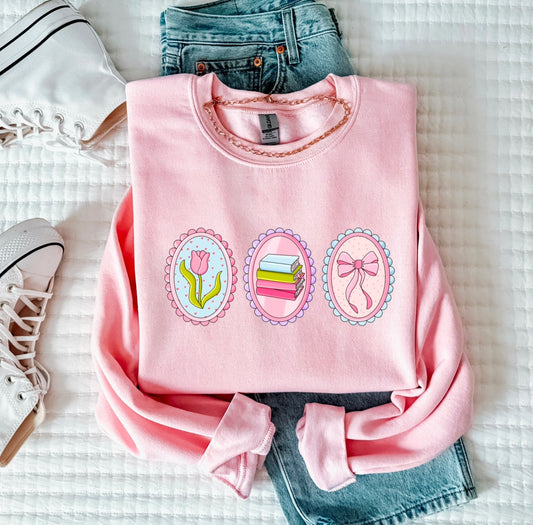 Bookish Soft Girl Sweatshirt // 3 weeks