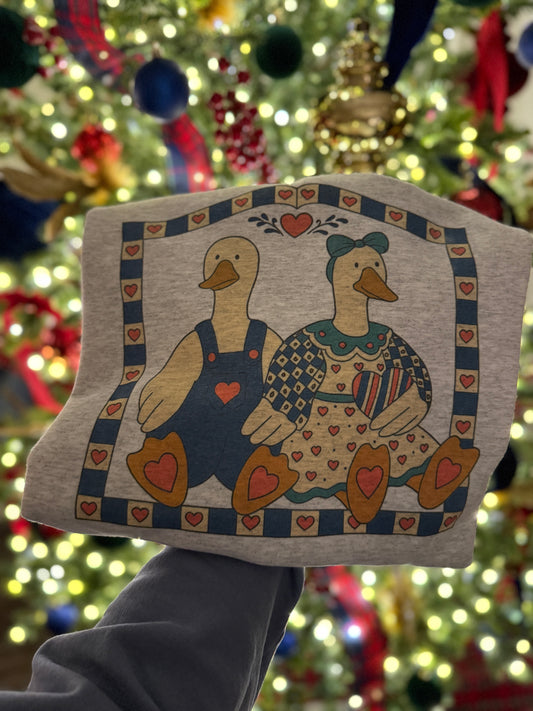 Vintage Geese Sweatshirt // 3 weeks turnaround