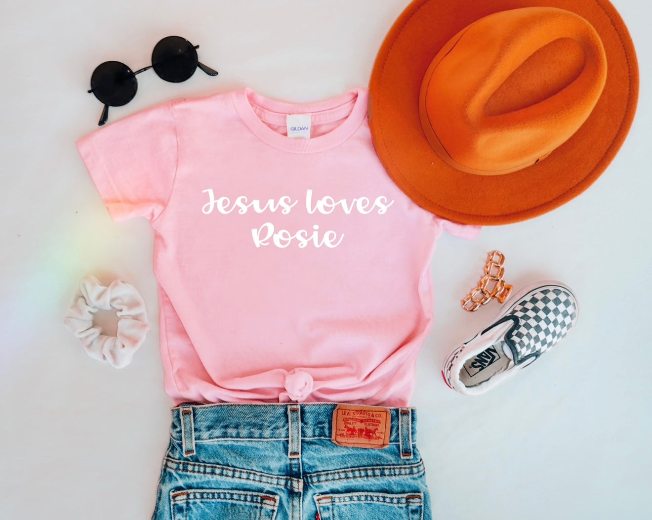 Jesus Loves (Name) Tee 2T-7 // 3 weeks