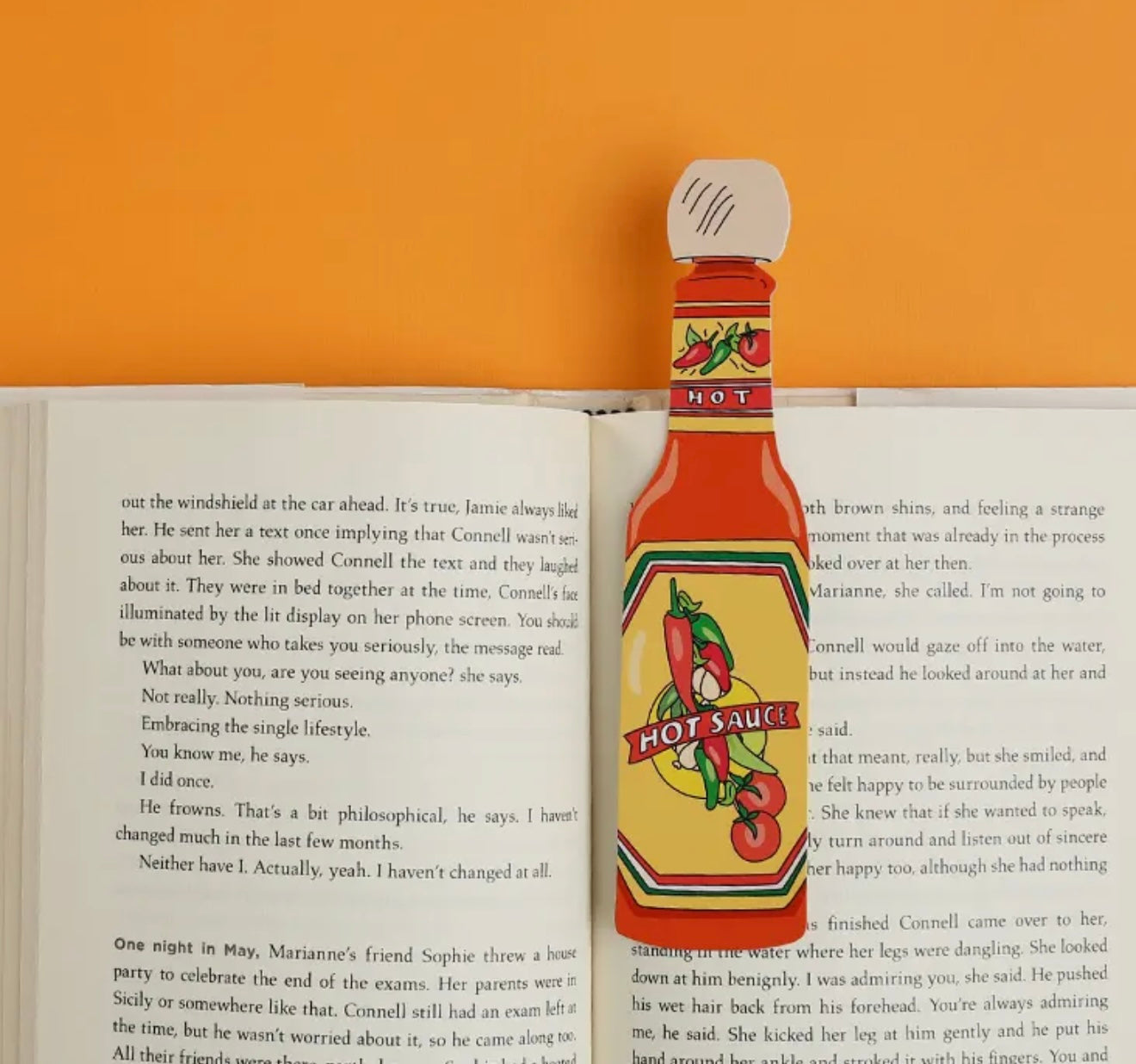 Die Cut Hot Sauce Bookmark