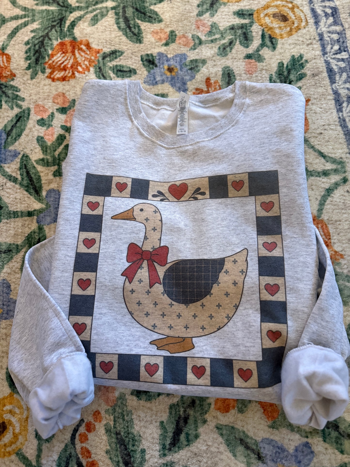 Granny Goose Sweatshirt // 3 weeks turnaround