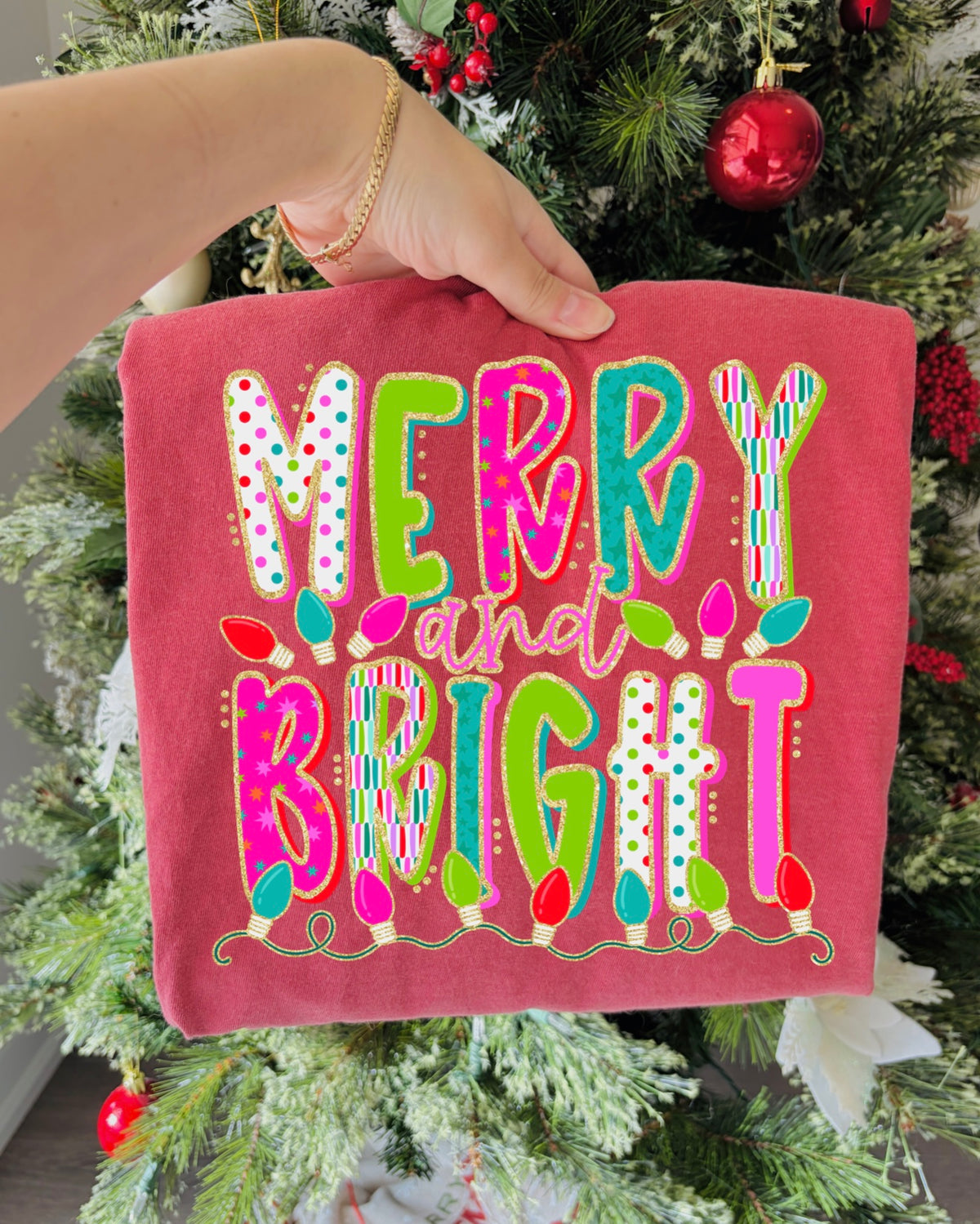 Merry & Bright on Crimson