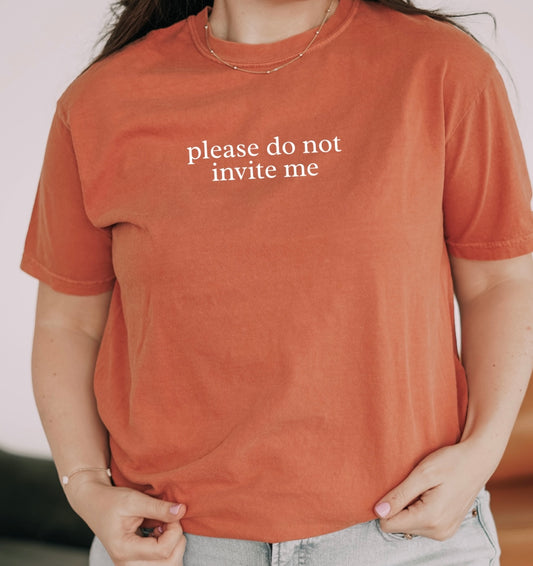 Please Do Not Invite Me // Pick Your Color