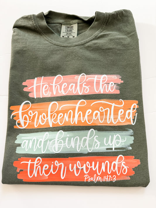 He Heals the Brokenhearted // 3 weeks turnaround