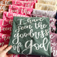 I have seen the goodness of God / Harper’s Fundraiser // 3/4 weeks