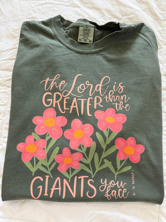 The Lord is greater than the giants you face // 3 weeks turnaround