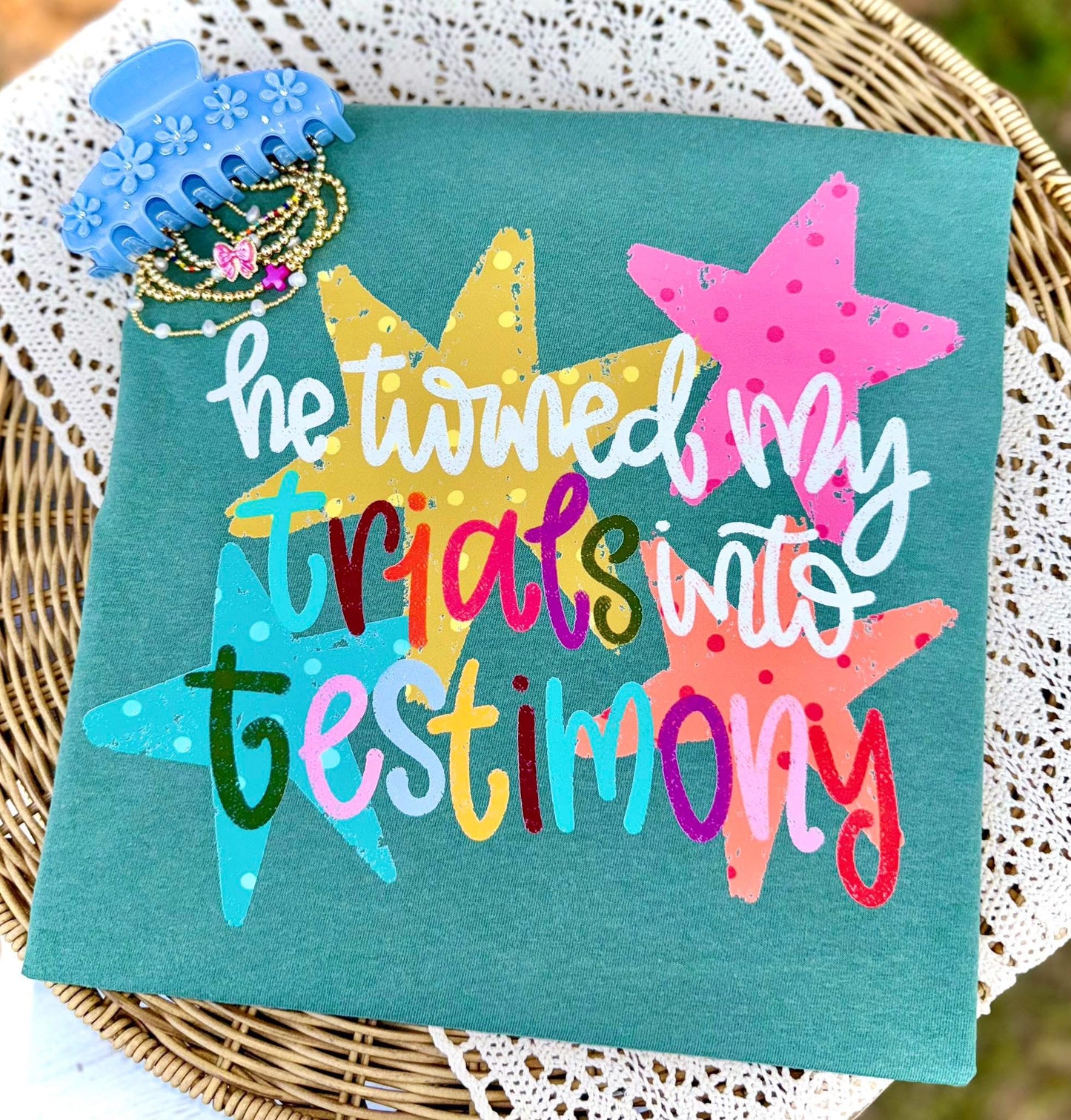 Trials into Testimony // 3 weeks turnaround
