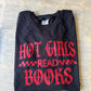 Hot Girls Read Books Black/Red // 3 weeks turnaround