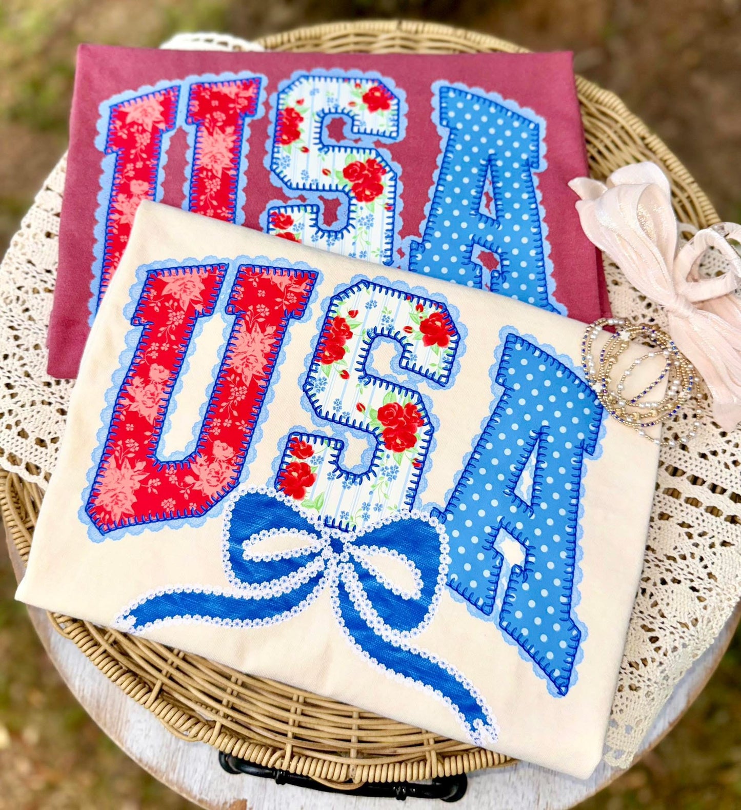 USA Lace w/ Bow // 3 weeks turnaround