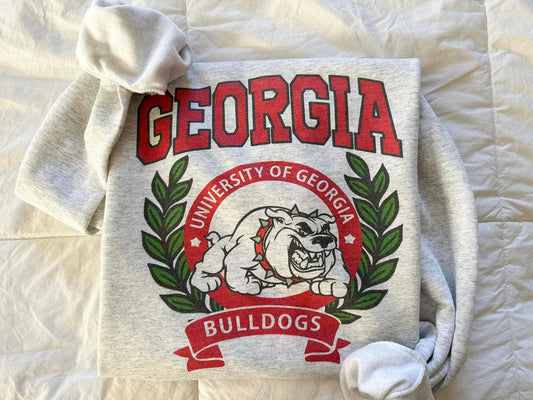 Georgia Crest Sweatshirt // 3 weeks turnaround